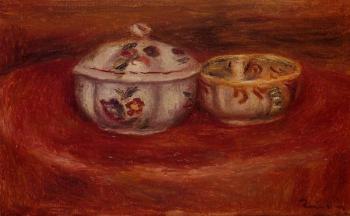 皮埃爾 奧古斯特 雷諾阿 Sugar Bowl and Earthenware Bowl 皮埃爾 奧古斯特 雷諾阿 Sugar Bowl and Earthenware Bowl